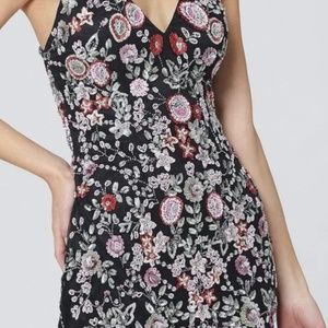 Primavera Couture - 1938 Floral Sequined Short Dress